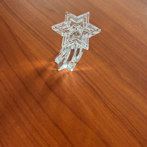 Vintage Starlight Crystal Star Candlestick like new