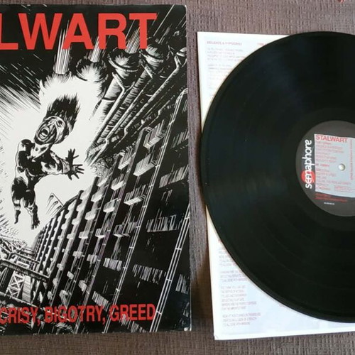 Stalwart Violence, Hipocrisy, Bigotry, Greed vinyl record