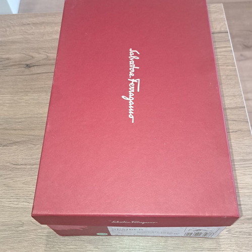Salvatore Ferragamo men's white sports shoes new
