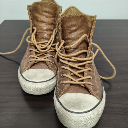 Converse Chuck Taylor 1 leather boots like new, brown, size 42
