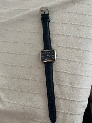 Seiko vintage ρολόι αυτόματο με μπλε δερμάτινο λουράκι μεταχειρισμένο
