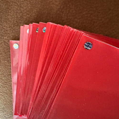 X60 Red Sleeves Yu-Gi-Oh Ultra Pro used