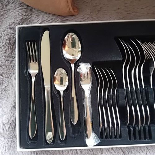 Cutlery set 30 pieces stainless steel, new