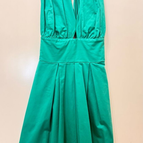 BSB green dress used, gabardine size 42