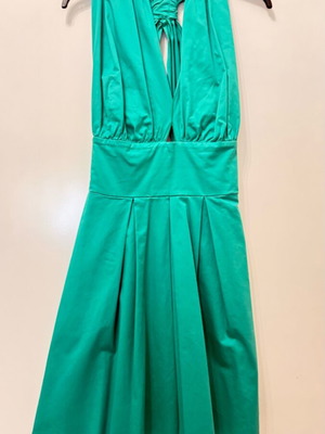 BSB green dress used, gabardine size 42