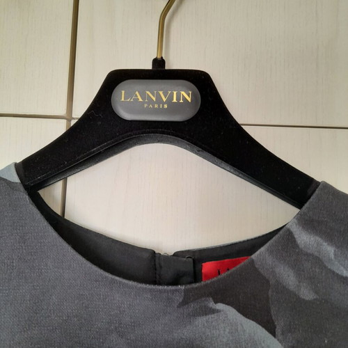 Lanvin midi dress like new, gray and blue