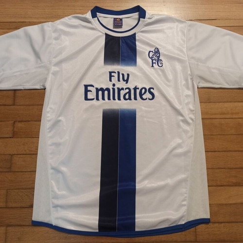 Chelsea Retro Football Away Shirt 2003-04 Large Used Official Replica