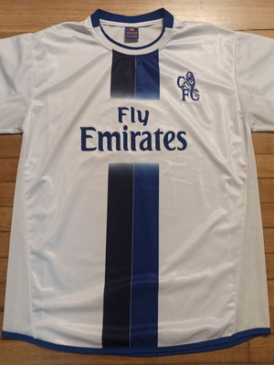 Chelsea Retro Football Away Shirt 2003-04 Large Used Official Replica