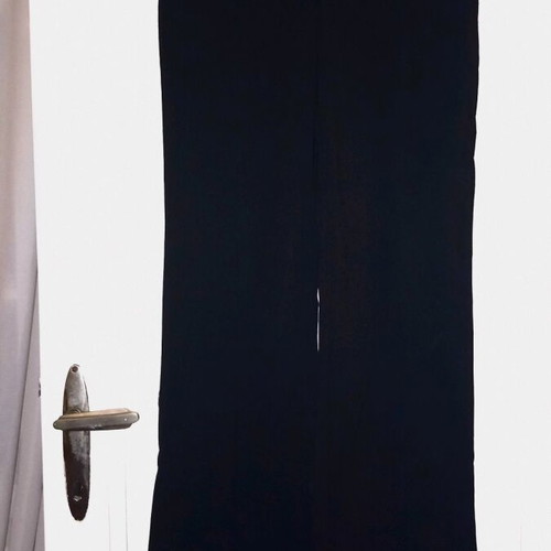 Pull & Bear High-Waisted Stretch Black Pants New Size M