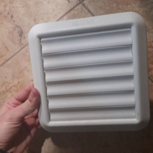 Ventilation louver for pipe Φ100 & Φ125 Delta new