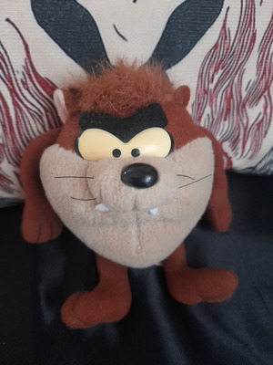Taz Looney Tunes vintage plush toy, Warner Bros