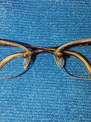 Gucci glasses used, women's rimless frames with metal bridge