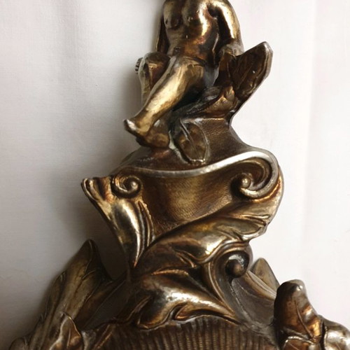 Bronze Vintage Baroque Clock New, Made in West Germany