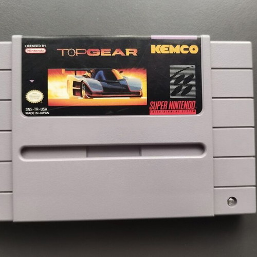 Nintendo SNES Top Gear used NTSC