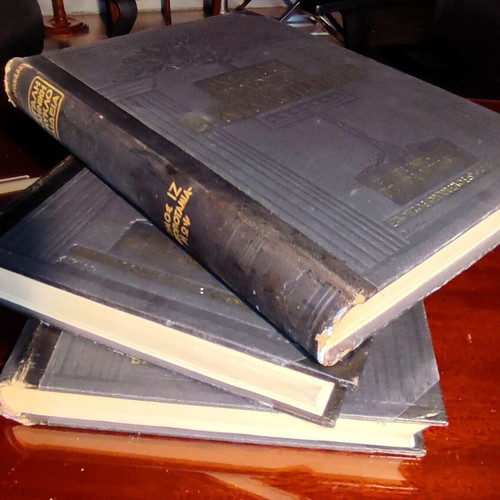 Great Greek Encyclopedia by Pavlos Drandakis used, 3 leatherbound volumes