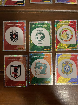 Fifa World Cup 2026 Panini Team Stickers 3 New