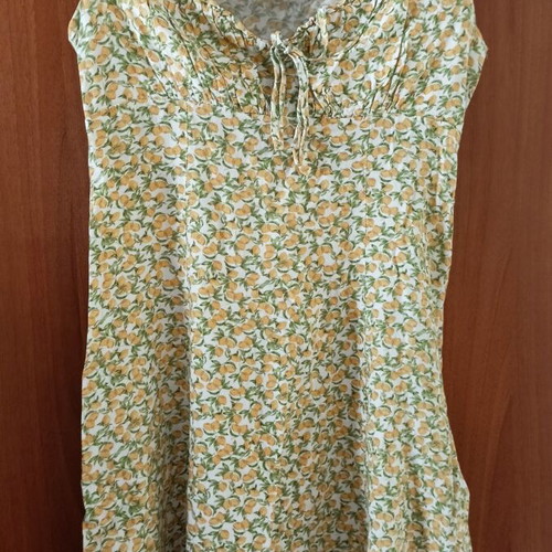 Summer Mini Dress with Lemon Pattern Primark like new, size 36