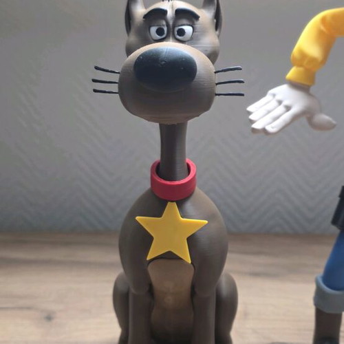 Lucky Luke and Rantanplan figures like new