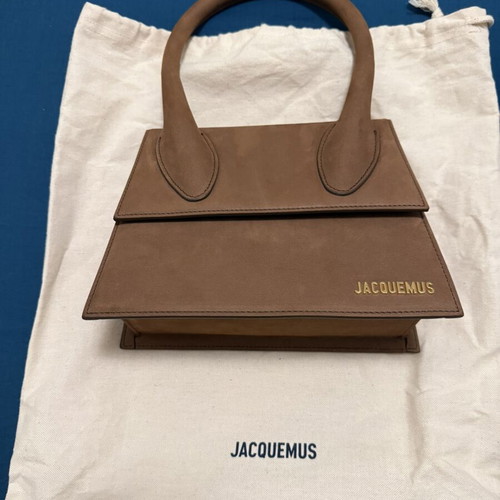 Jacquemus Grand Chiquito handbag new, suede, brown