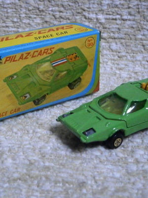 Pilaz Cars Space Car diecast toy, Polfi Toys Greece, vintage