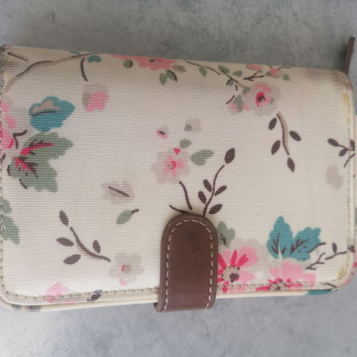 Kath Kidston vintage wallet used with floral design and card slots