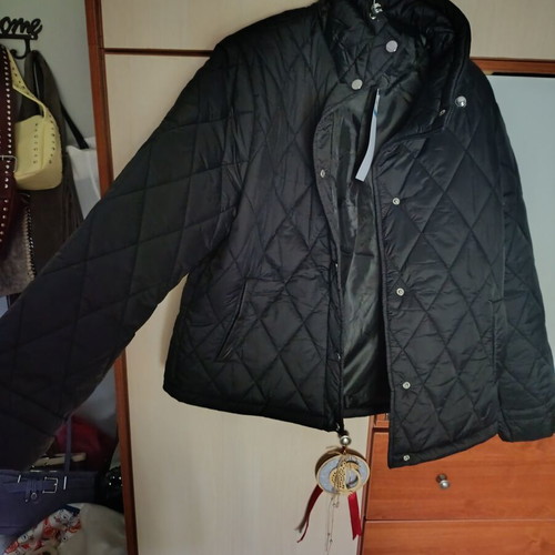 Sinsay quilted jacket, black, XL