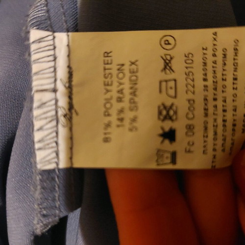 Regalinas blouse gray with puff sleeve like new