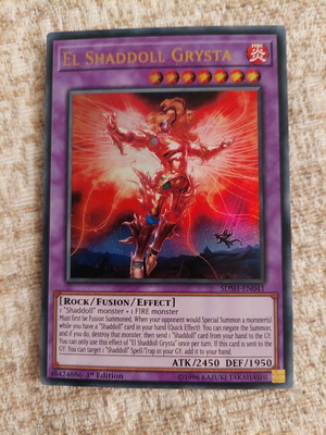 Yu-Gi-Oh El Shaddoll Grysta Ultra Rare σαν καινούργιο