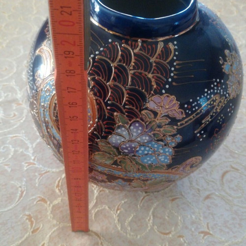 Decorative vase like new with embossed designs