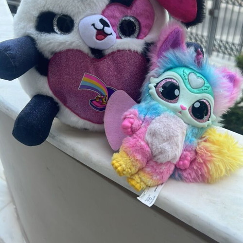 Set of 2 plush dolls