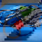 Преносим електрически хладилник 12 V син Eco Coolbox нов