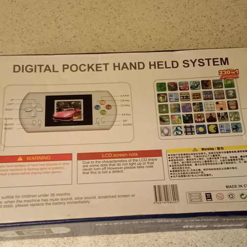 Retro electronic kids console used