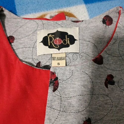 Women's pajama set 100% cotton like new, red