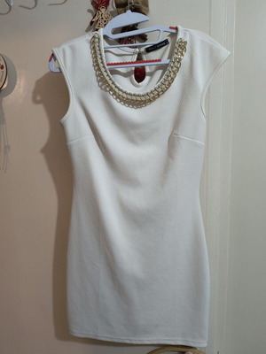 White dress like new, size S