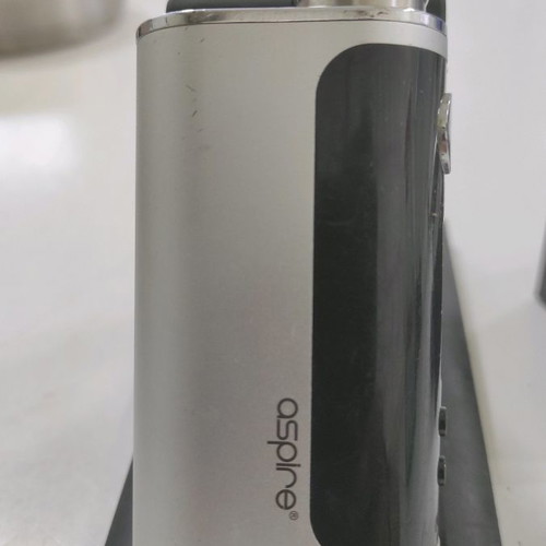 Glint Box Mod 75W 18650 By Aspire used, black silver