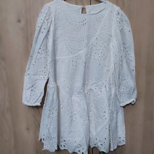 Zara dress size 6 like new, white