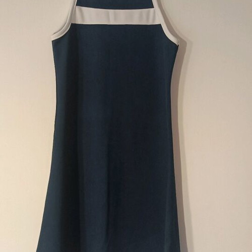 New Line athletic dress like new, blue and white, size S