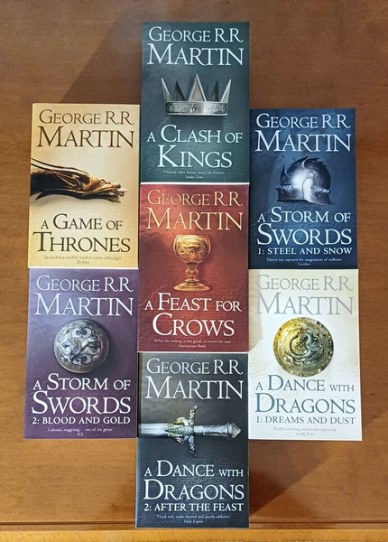 Game of Thrones - Box Set 7 Βιβλία + Χάρτης | Άριστη κατάσταση