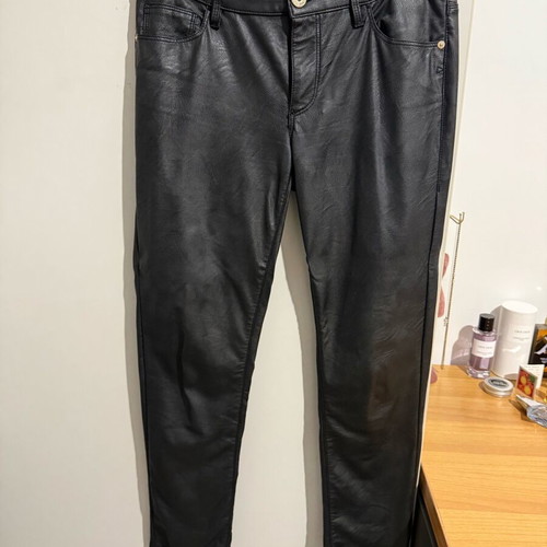 Trussardi Jeans women's viscose pants like new, black, size XS