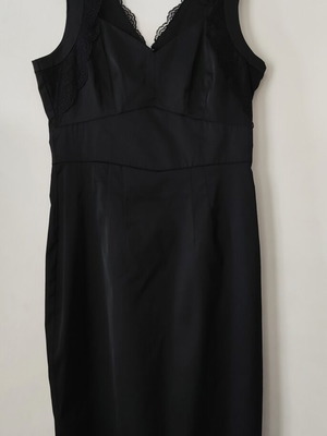 H&M Dress Size M Black with Back Zipper New