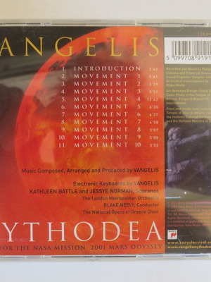 Vangelis Mythodea CD used, electronic music