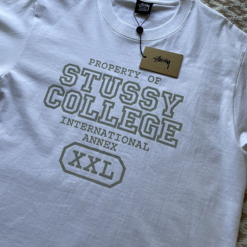 Stussy College T-shirt White Size Medium New