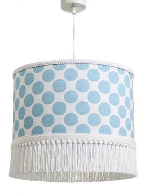 Giant white dots ceiling light with E27 socket, oxygen lampshades