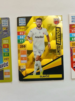 Panini Nemanja Glavcic σετ 3 κάρτες μεταχειρισμένο