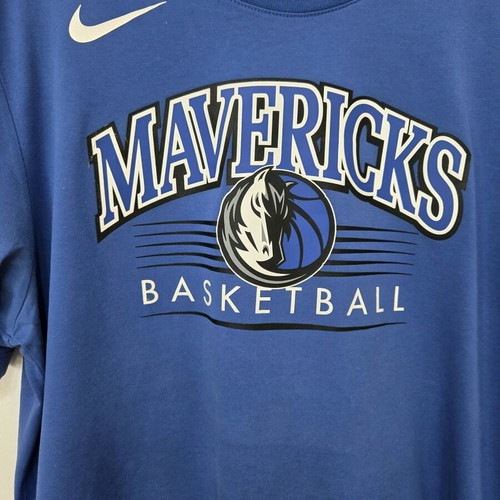 Nike T-shirt used, blue, size large, cotton