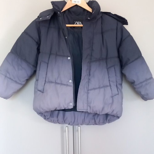 Zara gray jacket for boys used 6-7 years old