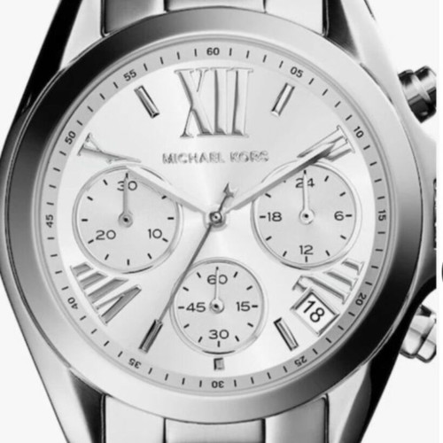Michael Kors MK6174 unisex watch used, silver