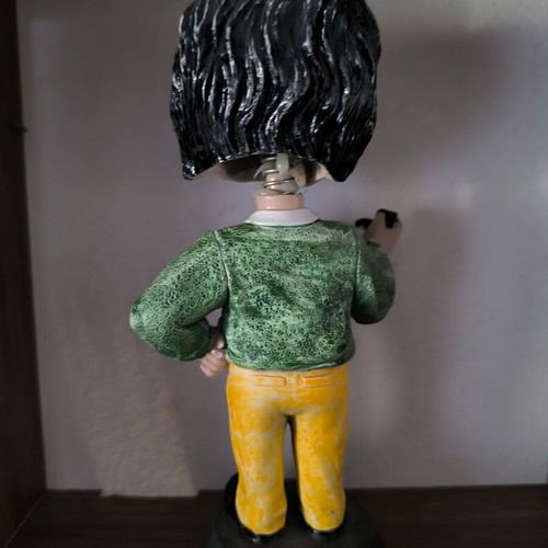 Albert Einstein figure 20cm like new with moving head