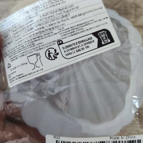 Shell-shaped mold new, suitable for plaster crafts