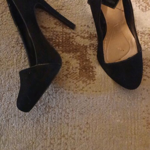 Bershka black pumps size 38 like new